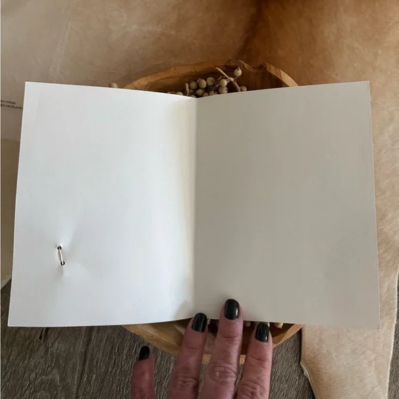 Vintage Adorable Festive Merry Christmas Card with Tree Design and Santa Brooch - Picture 7 of 11